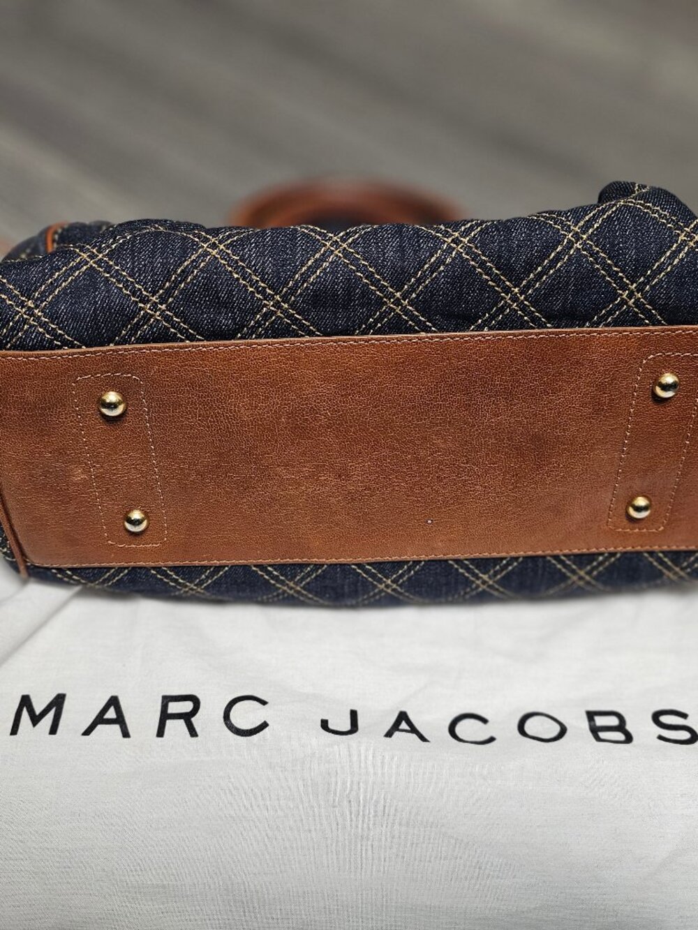 RARE! MARC JACOBS Denim STAM Bag - Picture 3 of 8